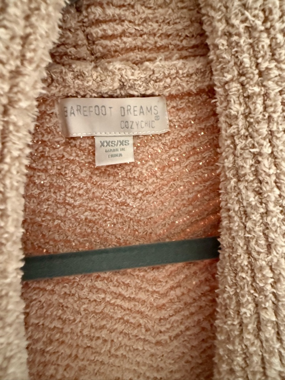Barefoot dreams Cozychic Cardigan Sweater - Dusty Rose (peach) - Picture 2 of 2